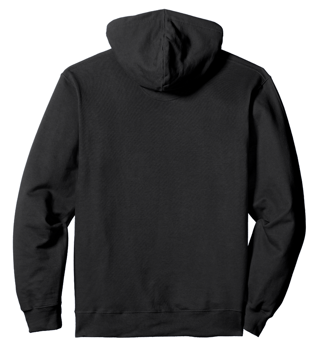 zip Hoodies - black - Back